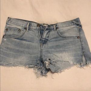 Free people distressed shorts